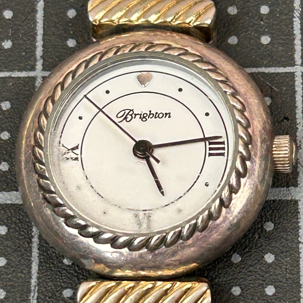 Brighton‎ Camden Womens Watch Reversible Brown Black Leather Band